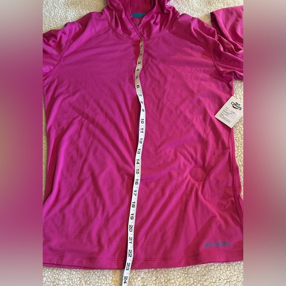 Hot Chillys Women’s long sleeve hooded Top with thumb holes New With Tag size M - Picture 7 of 10